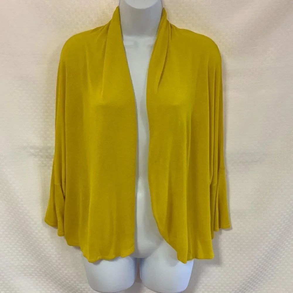 Worthington Cardigan size M mustard color